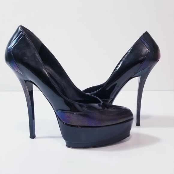 GUCCI Iridescent Platform Stiletto Heels - Picture 1 of 16